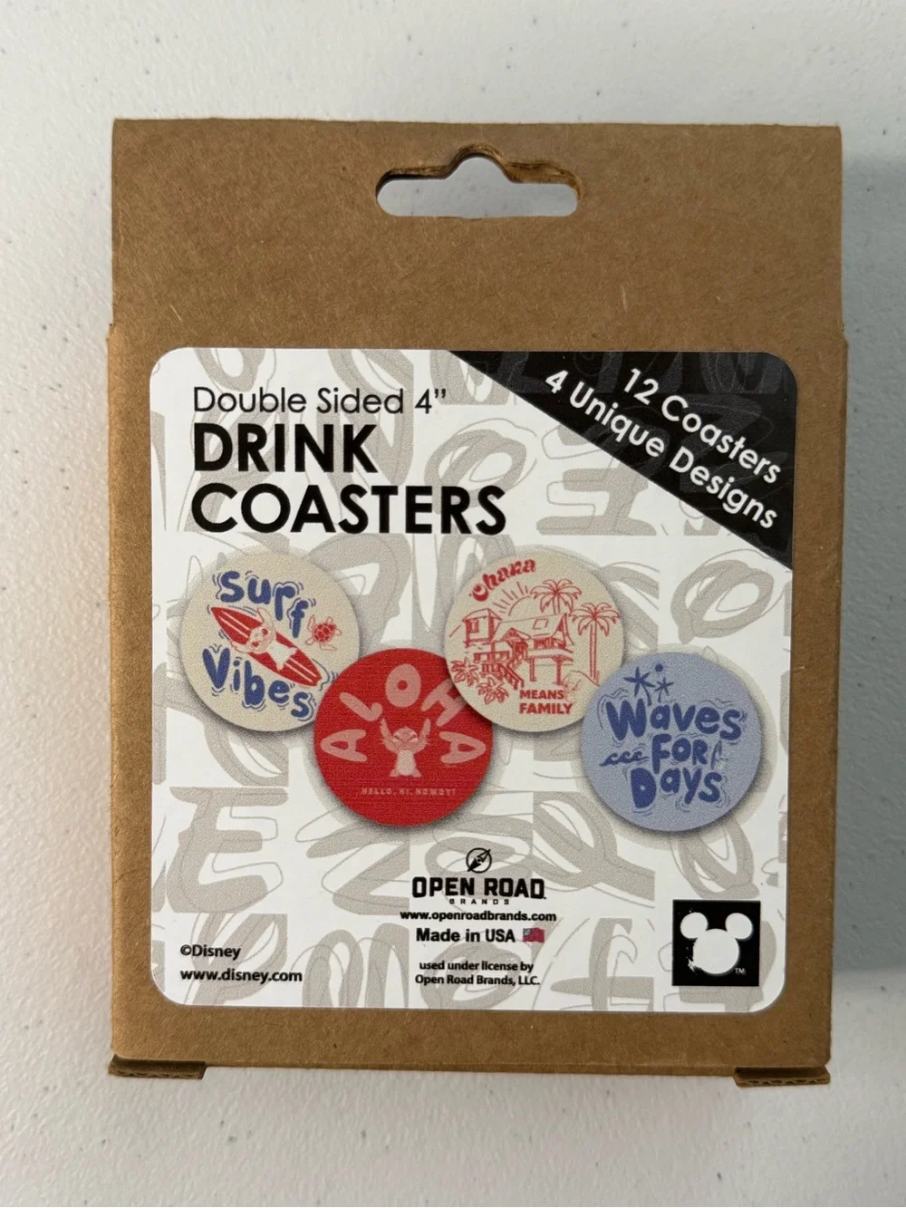 Set of 12 Disney Stitch Coasters